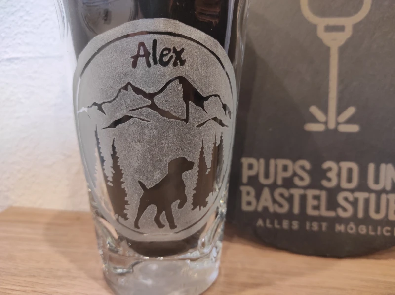 Dubbeglas Gravur nach Wunsch
