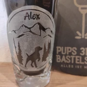 Dubbeglas Gravur nach Wunsch