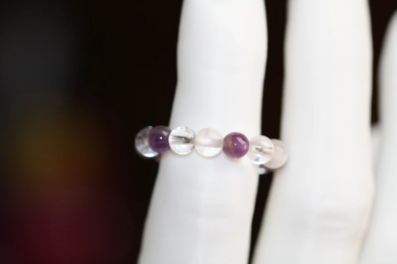Amethyst + Rosenquarz + Bergkristall Mix