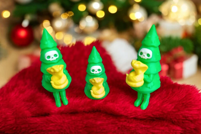 Tannenbaum mit Beinen